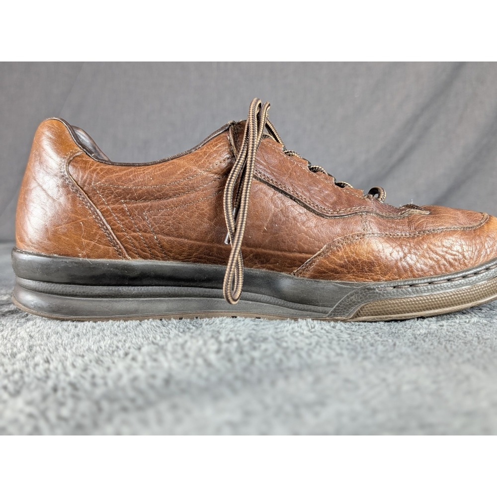 MEPHISTO 'MATCH' MENS BROWN FULL GRAIN LEATHER WALKING SHOES SIZE 11.5 $425 - Picture 7 of 14